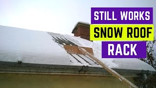 Funniest Snow Removing From Roof Using New Garelick Roof Rake