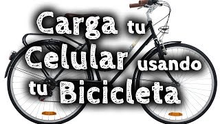 cómo cargar tu teléfono con tu bicicleta