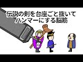 【アニメ】伝説の剣を台座ごと抜いてハンマーにする脳筋【コント】