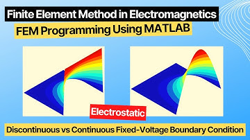 Discontinuous vs. continuous fixed-voltage BC (Finite Element Method in Electromagnetics #29)