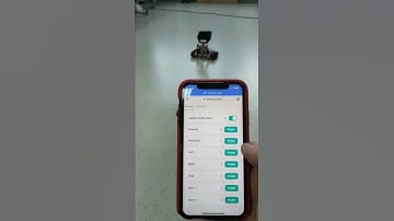 Controlling a prototype of a security robot via a smartphone