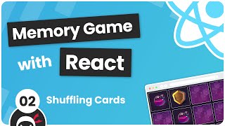 Build a Memory Game with React #2 - Shuffling Cards screenshot 3