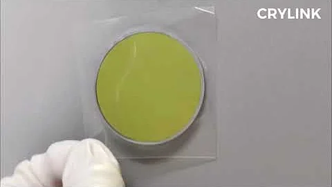 Ce LuAG Scintillator Crystal -  Φ15×0.1 - Scintillator Crylink