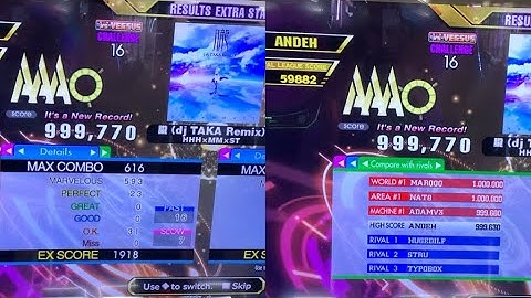 [DDR A3] Oboro (dj TAKA Remix) (CSP-16) 999,770 PFC