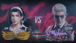 Lee_yo (Jun) VS Slick (Victor) Part 2 Tekken 8 Ranked Match Week 16
