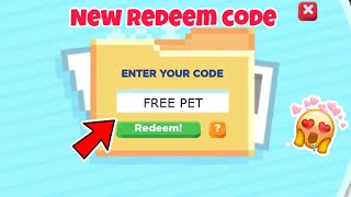 New redeem code in adopt me