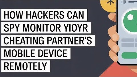 HOW HACKERS CAN SPY AND MONITOR YOUR CHEATING PARTNER’S MOBILE DEVICE 2025||REVEALED