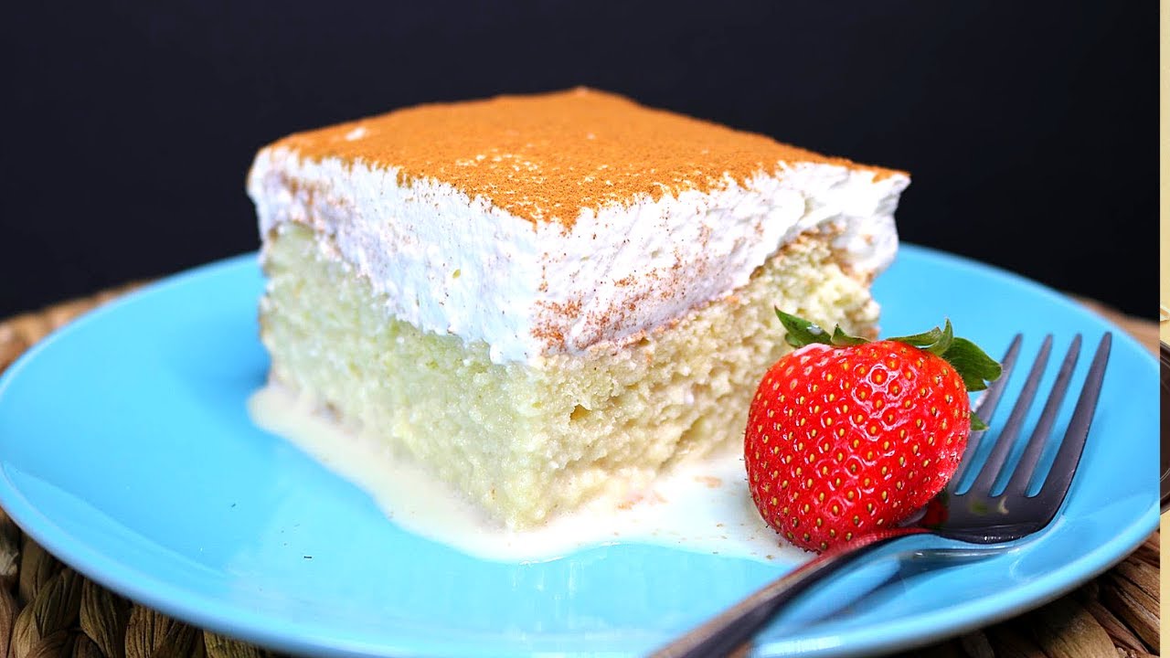 Tres Leches Cake - Original Mexican Recipe - YouTube.