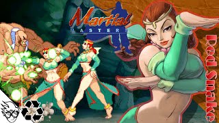 Martial Masters (Arcade / 2001)  Red Snake [New Playthrough/LongPlay] (シンイーケン / 形意拳: レッド スネーク)