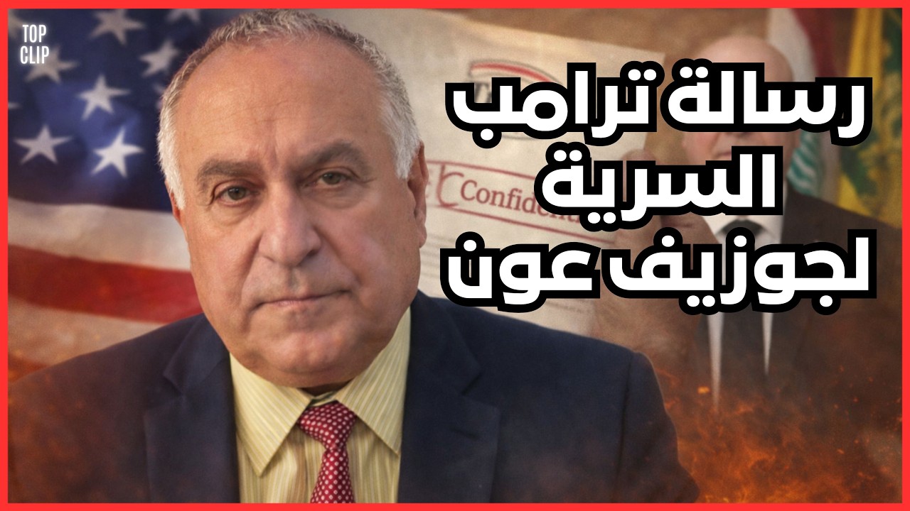دونالد ترامب سيعزل جوزيف عون؟ توم حرب يكشف كواليس الرسالة الحاسمة