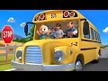 "🎶 Sing Along! The Wheels on the Bus Go ROUND &amp; ROUND | Fun Nursery Rhymes for Kids 🚍✨"