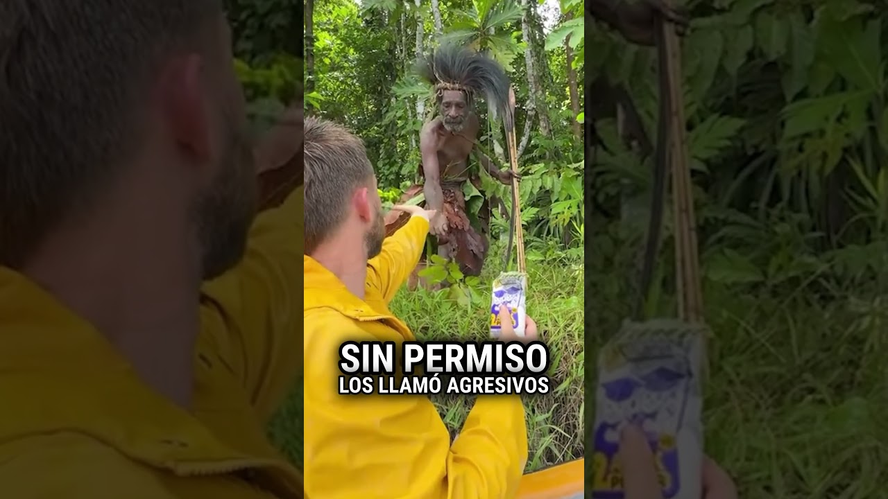 YouTuber visita tribu aislada en Indonesia y casi termina como la cena 🤡🤔 