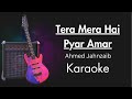 Tera mera hai pyar amar  unplugged karaoke with lyrics  ishq murshid ost