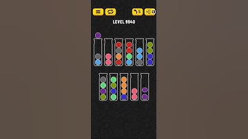 Ball Sort Puzzle Level 9940 / Water Sort Puzzle Level 9940  / all the same