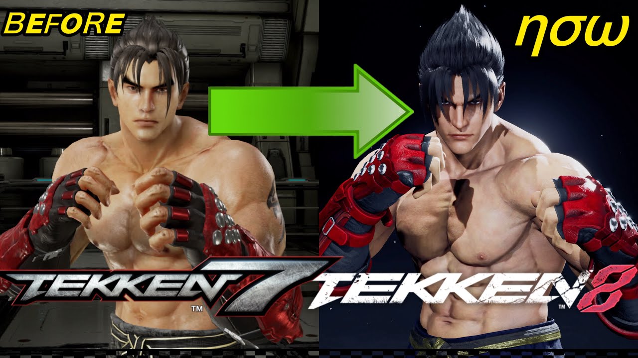 Tekken 7 против Tekken 8 | эволюция персонажей ￼ и графическое сравнение ￼🔥