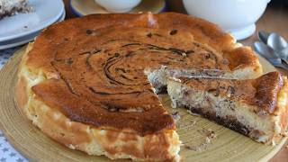 🍰🍫✨Tarta de queso marmolada MUY FÁCIL Y CON UNA COMBINACIÓN DELICIOSA