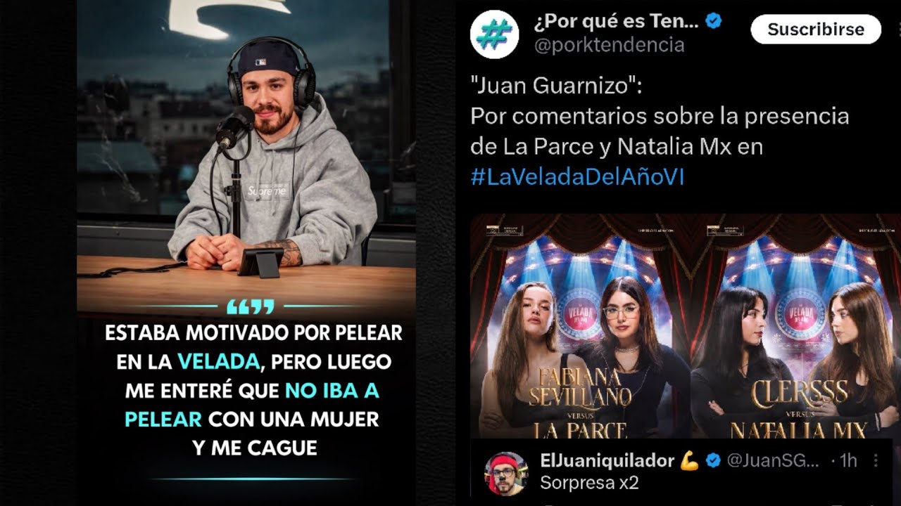 JUANSGUARNIZO JUEGA CAGONETA Y CANCELA Su PELEA En La VELADA SE VUELVE juansguarnizo-juega-cagoneta-y-cancela-su-pelea-en-la-velada-se-vuelve