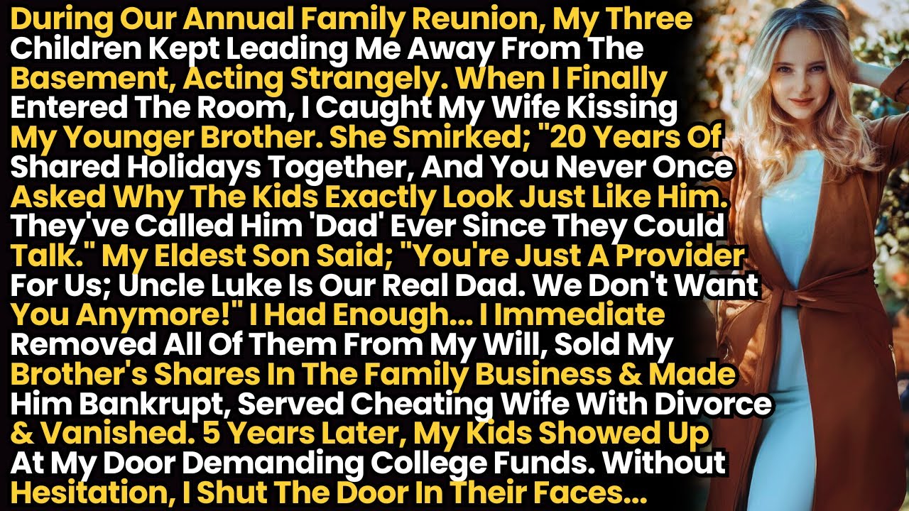I Served My Cheating Wife With Divorce, Removed All My Kids From My Will & Sold My Brother's Shares
