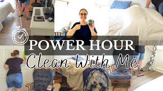 POWER HOUR SPEED CLEANING FALL 2022 || Collaboration with @IzziesSimpleLife  || Fall Clean with Me