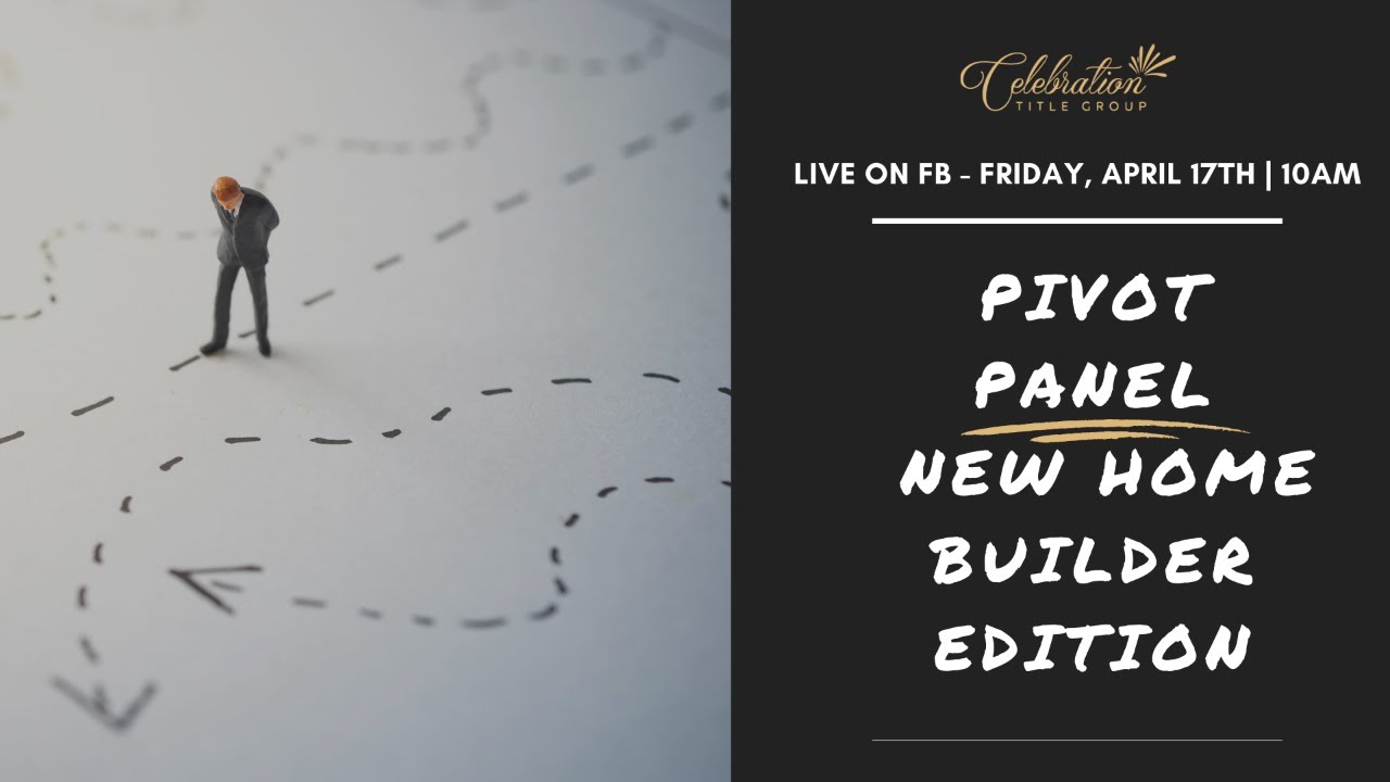 Pivot Panel - New Home Builder Edition - Find out how our local Homebuilders are adapting