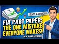 FIA Past Paper: The One Mistake Everyone Makes! | FIA Preparation 2026/Master the FIA Exam