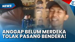 STUBBORN! Claiming Independence Isn't Real, Bogor Barber Refuses to Put Up Flag