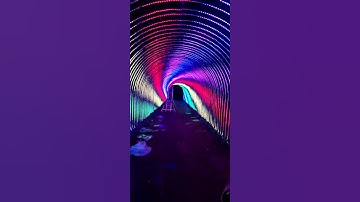 LED strip light tunnel