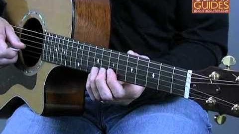 Acoustic Guitar Lesson - Playing Lead using Major Scales Lesson with Andrew DuBrock