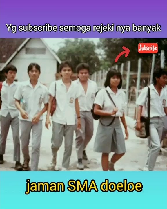 photo anak SMA jaman doeloe