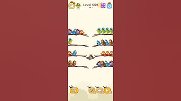 Bird sort calar game leval 1226 #games #colorgame #leveldesign #colorconcept #gaming #funny romantic