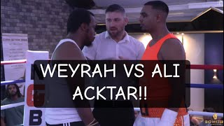 WEYRAH VS THE GOLDEN BOY ALI ACKTAR!! HEAVYWEIGHTS COLLIDE!!