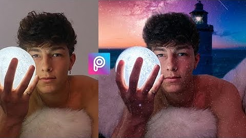 PicsArt Tutorial: Moon Afterglow Effect | Moon Night Colour Effect | SYNC STUDIO