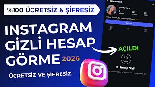 İnstagram Gi̇zli̇ Hesap Görme Yöntemi̇ 2025 %100 Ücretsi̇z Ve Şi̇fresi̇z Uygulama 2026