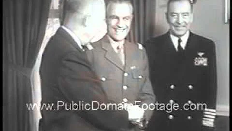 Eisenhower talks with French General Paul Ely abou...