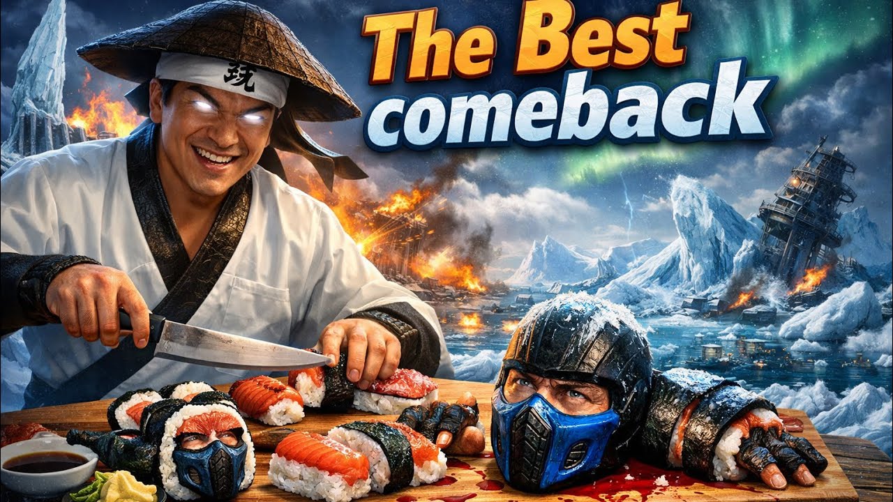 The Best comeback with Raiden VS Sub-Zero 