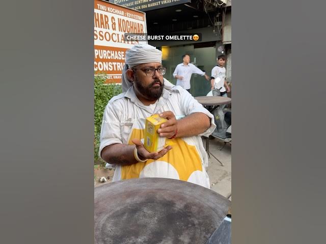 CHEESE BURST OMELETTE😍 | Indian Street Food #trending #shortvideo #shorts #viralvideo