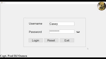 How to Create a Login System using MS Access with Speech Validation in Visual Basic.Net