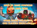 Como hacer calabazas de halloween con llantas recicladas #halloween   #artesanias     #reciclaje