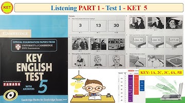 KET 5 Listening Part 1 Test 1 (Transcript + Key)