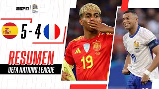 Thumbnail for PARTIDAZO INOLVIDABLE, DOBLETE DE LAMINE Y PASAJE A LA FINAL | España 5-4 Francia | RESUMEN