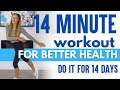 14 Minute Low Impact Fat Burning Home Workout Ideal For Beginners  - 14 Day Challenge for Health