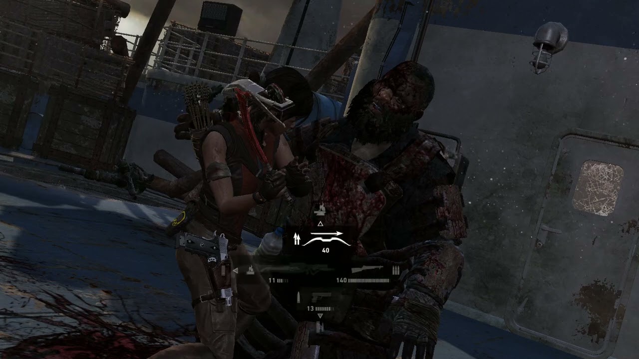 Tomb Raider - Баг катсцены добивания