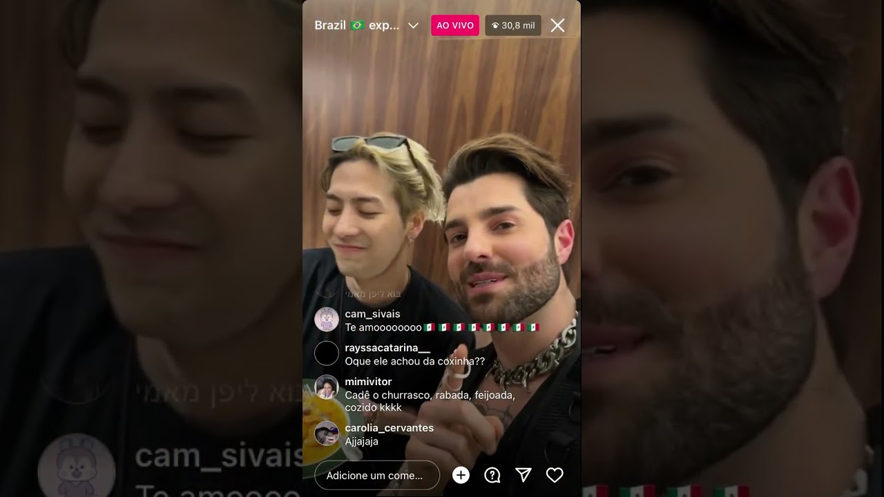 Jackson wang experimentando comida brasileira