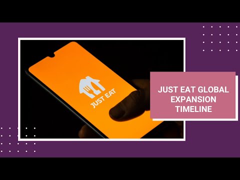 Just Eat's International Expansion  Timeline