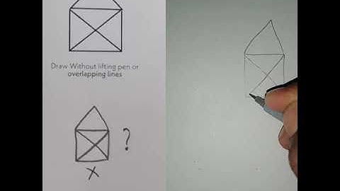 Draw without lifting pen or overlapping lines