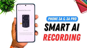 Essential Recorder is HERE! 🔥 Smart AI Recording on Nothing Phone (3a) & Phone (3a) Pro 📲