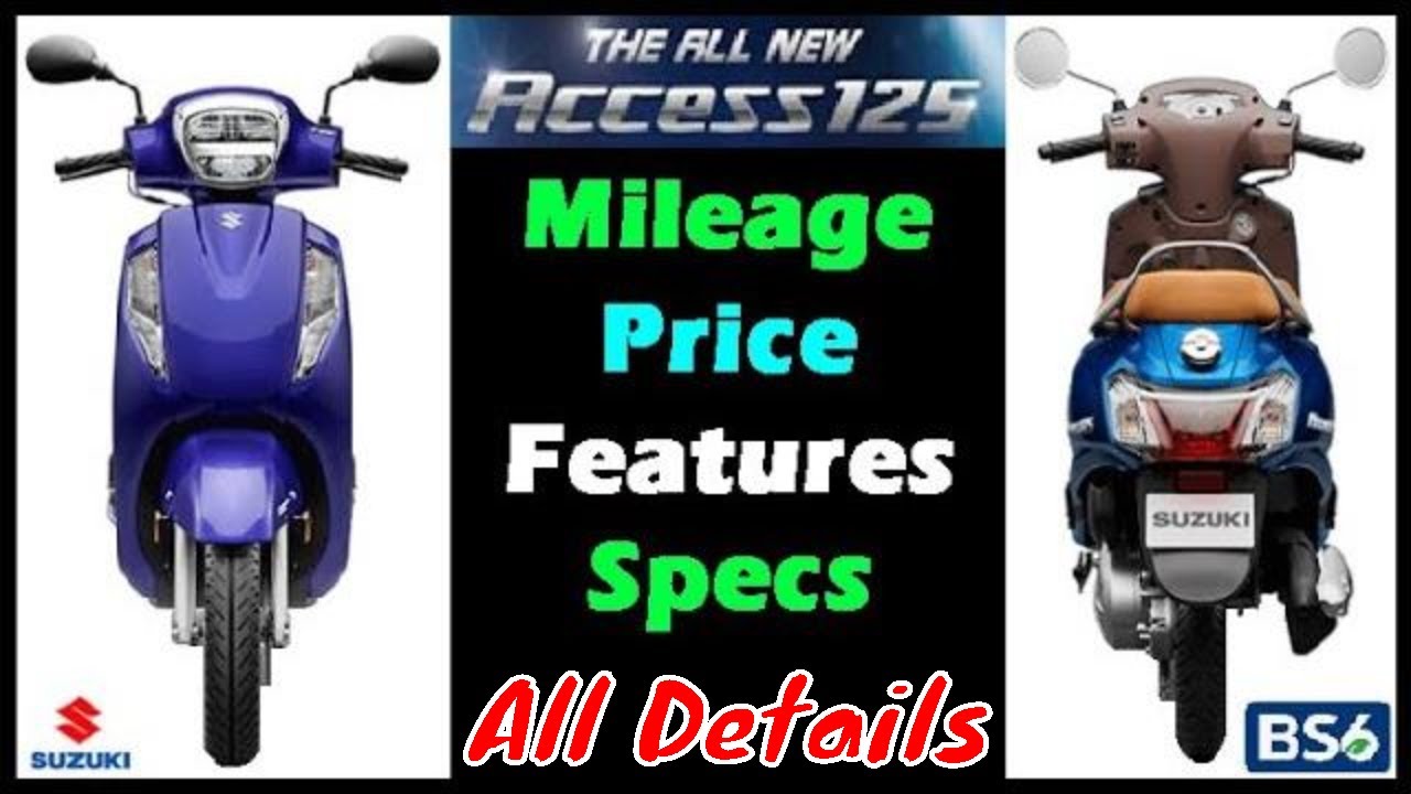 Suzuki Access 125 BS6 2020 New Features Mileage (MotorBuddy) Specs Price