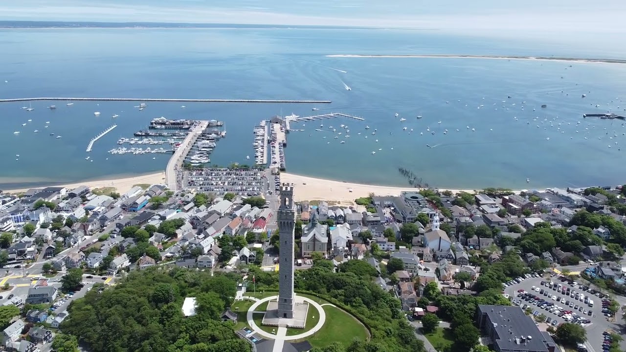 Provincetown, Cape Cod, MA Drone Footage - 6/23/2023 1:45PM
