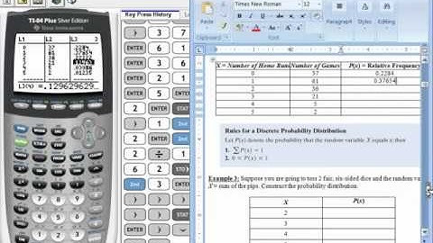 Ch 6 - Part 1 of 6 - Math 133 TI-83/84