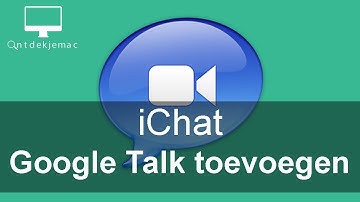 iChat - Google Talk toevoegen